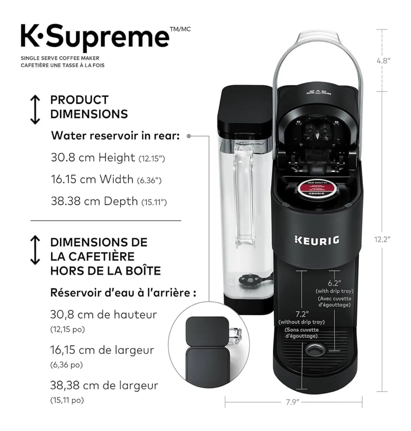 Keurig K-Supreme Single Serve Coffee Maker image indicator(2)