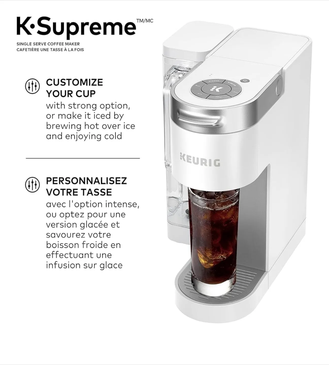 Keurig K-Supreme Single Serve Coffee Maker image indicator(4)