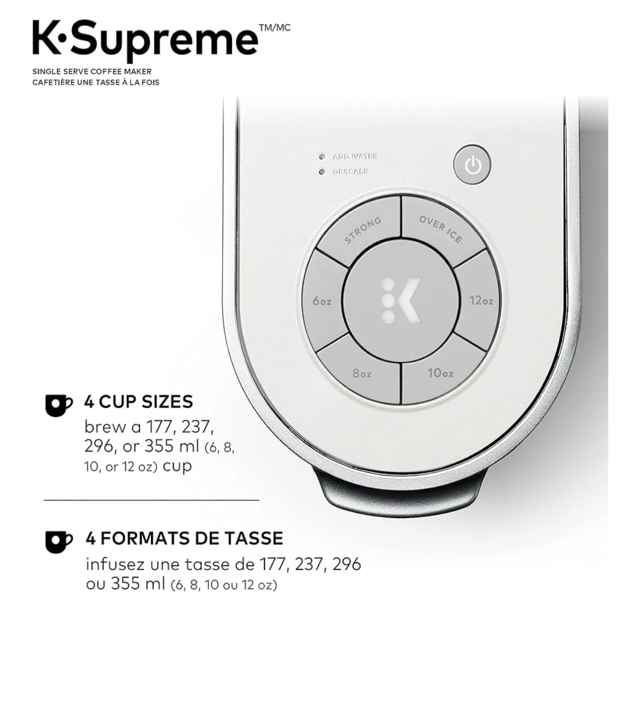 Keurig K-Supreme Single Serve Coffee Maker image indicator(5)