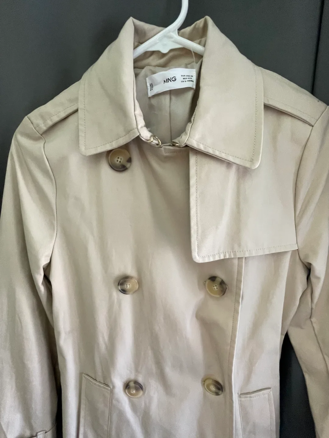 MNG Beige Trench Coat Size XS image indicator(2)