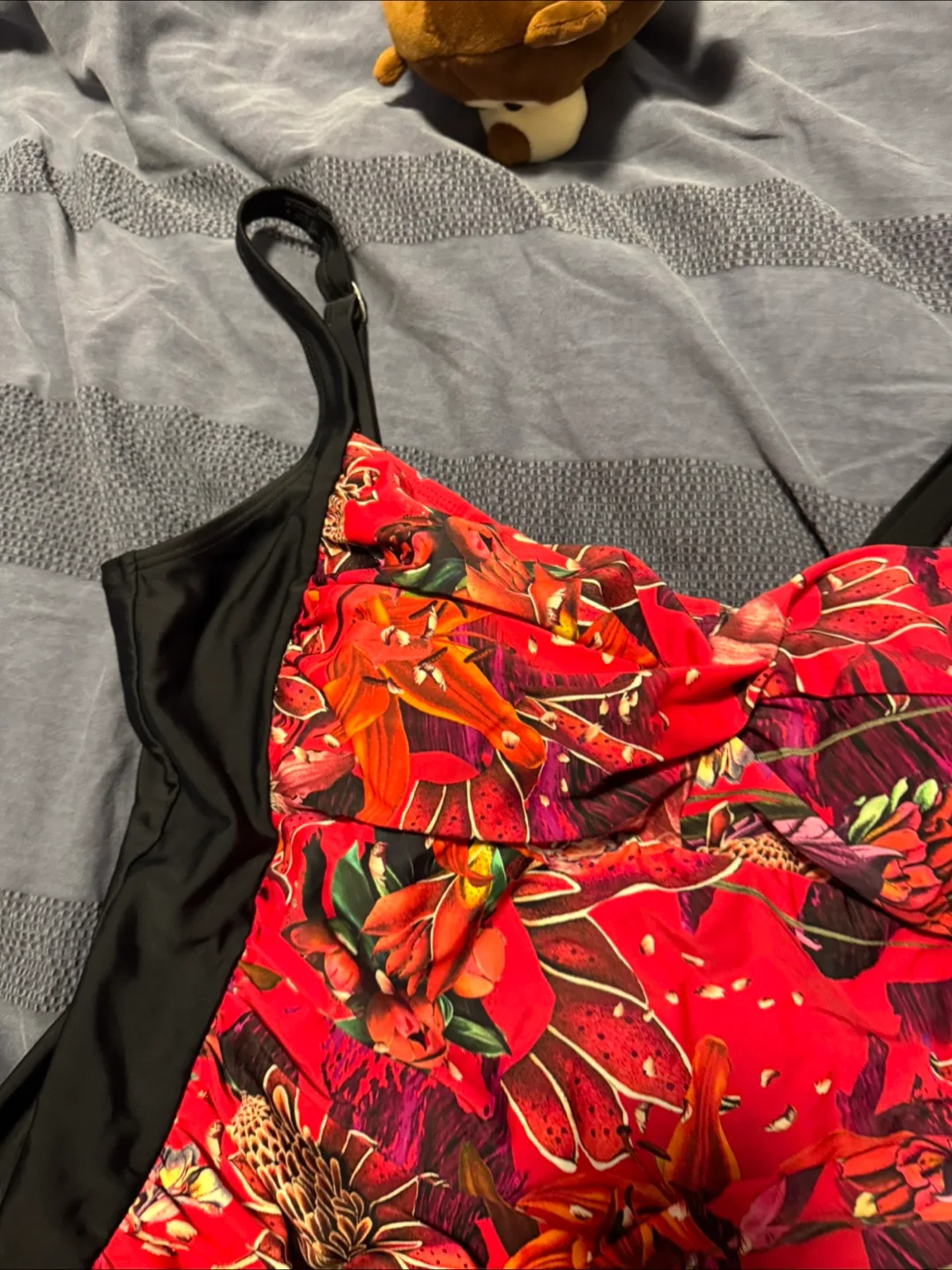 Floral One-Piece Swimsuit - Size xl image indicator(4)