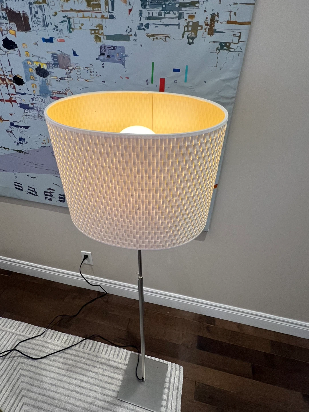 Floor Lamp - Silver Finish - photo 2