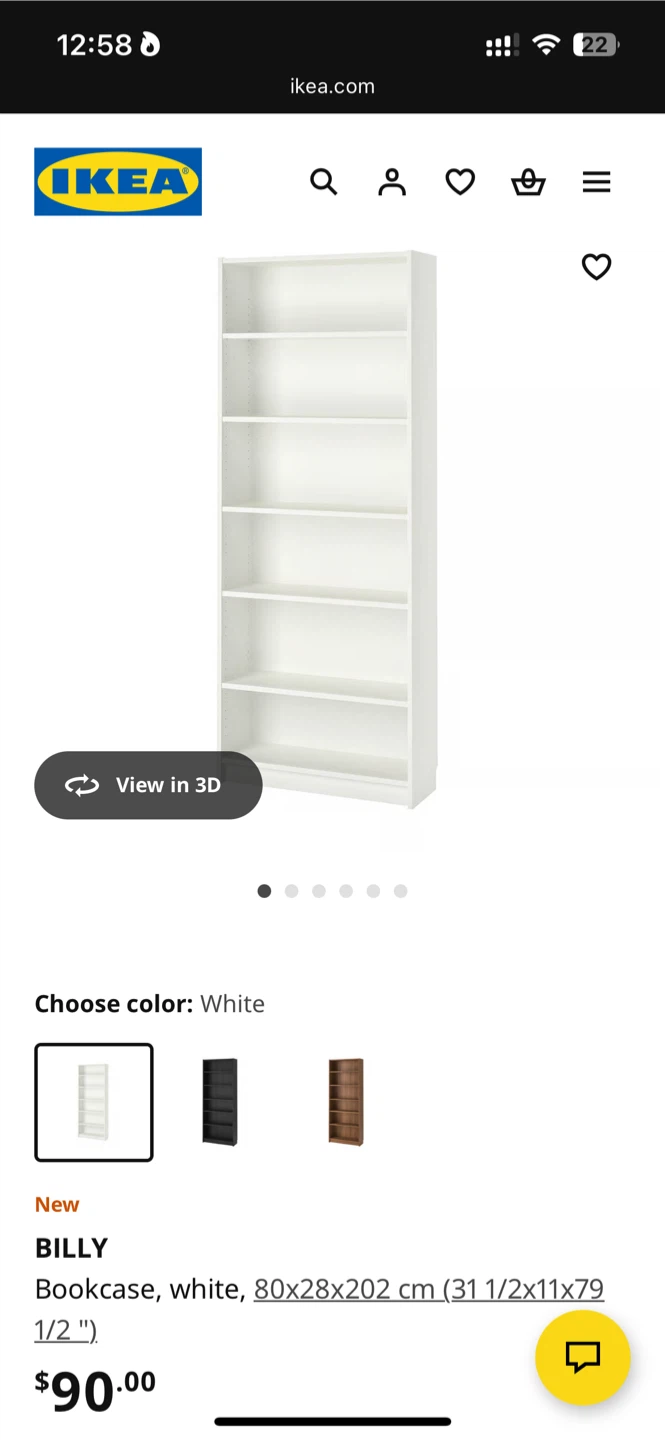 IKEA Billy Bookcase - White, 80x28x202 cm - photo 2