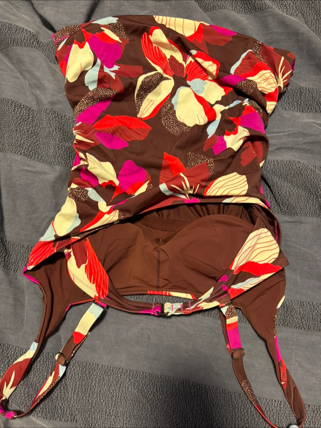 Floral Swimsuit Top thumbnail