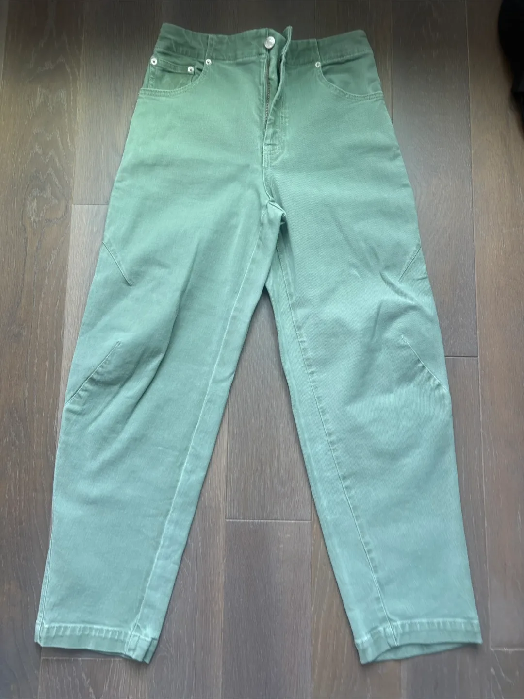 Club Monaco High Rise Barrel Leg Pants - Size 27 thumbnail