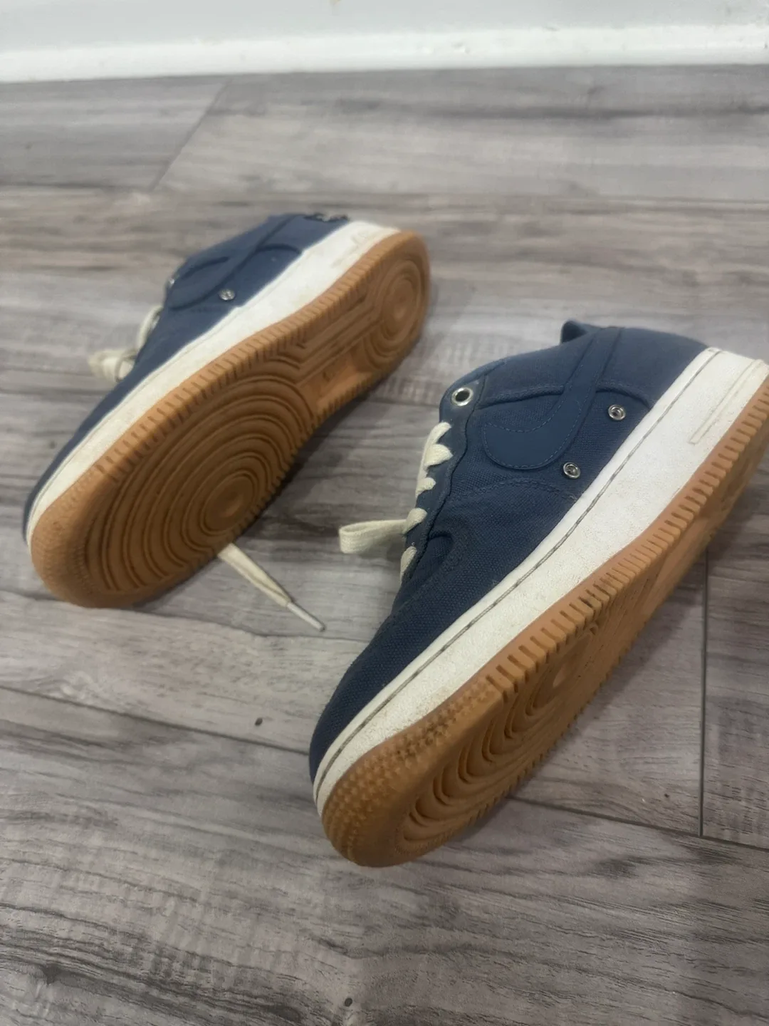 Nike Air Force 1 Blue Sneakers 5Y image indicator(3)