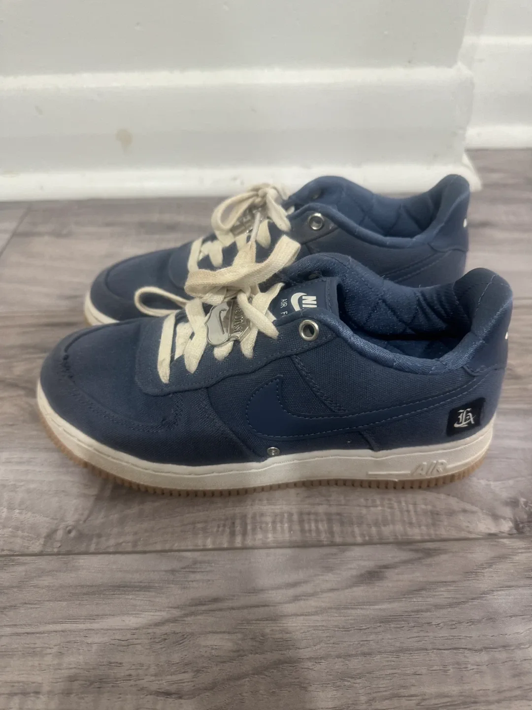 Nike Air Force 1 Blue Sneakers 5Y image indicator(2)