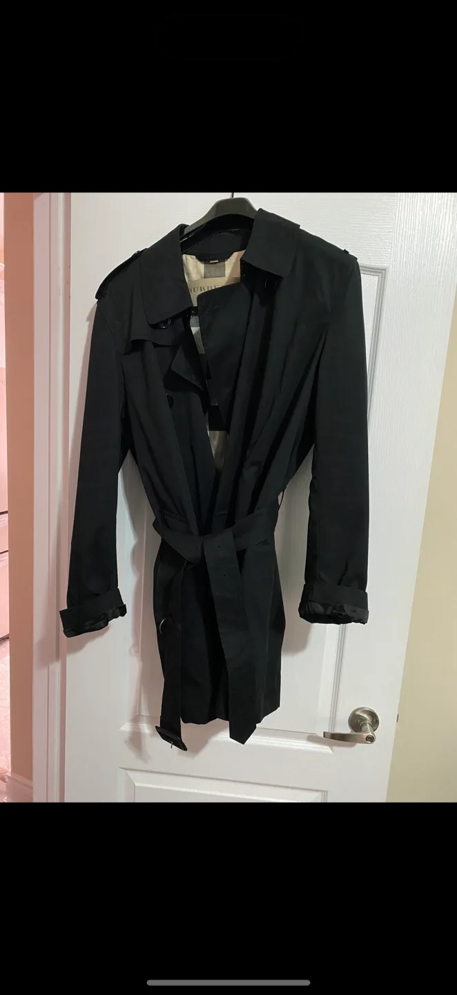Burberry Black Trench Coat ( MENS ) image indicator(6)