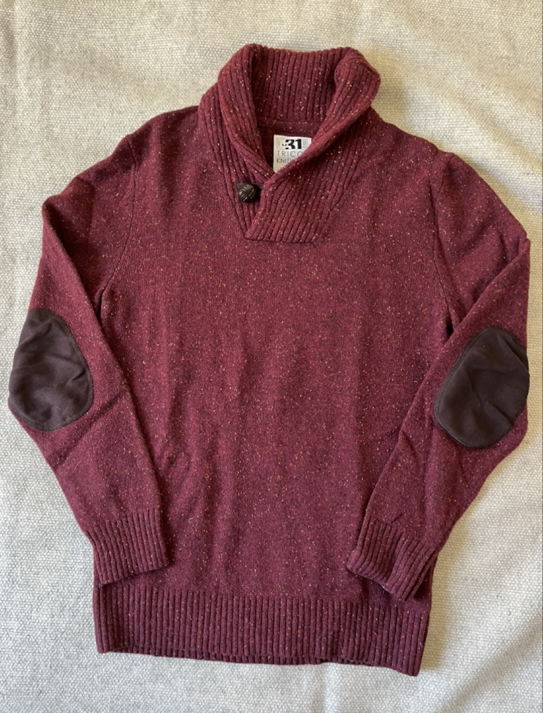Le 31 Tricot Knitwear Lambswool Sweater - Medium
