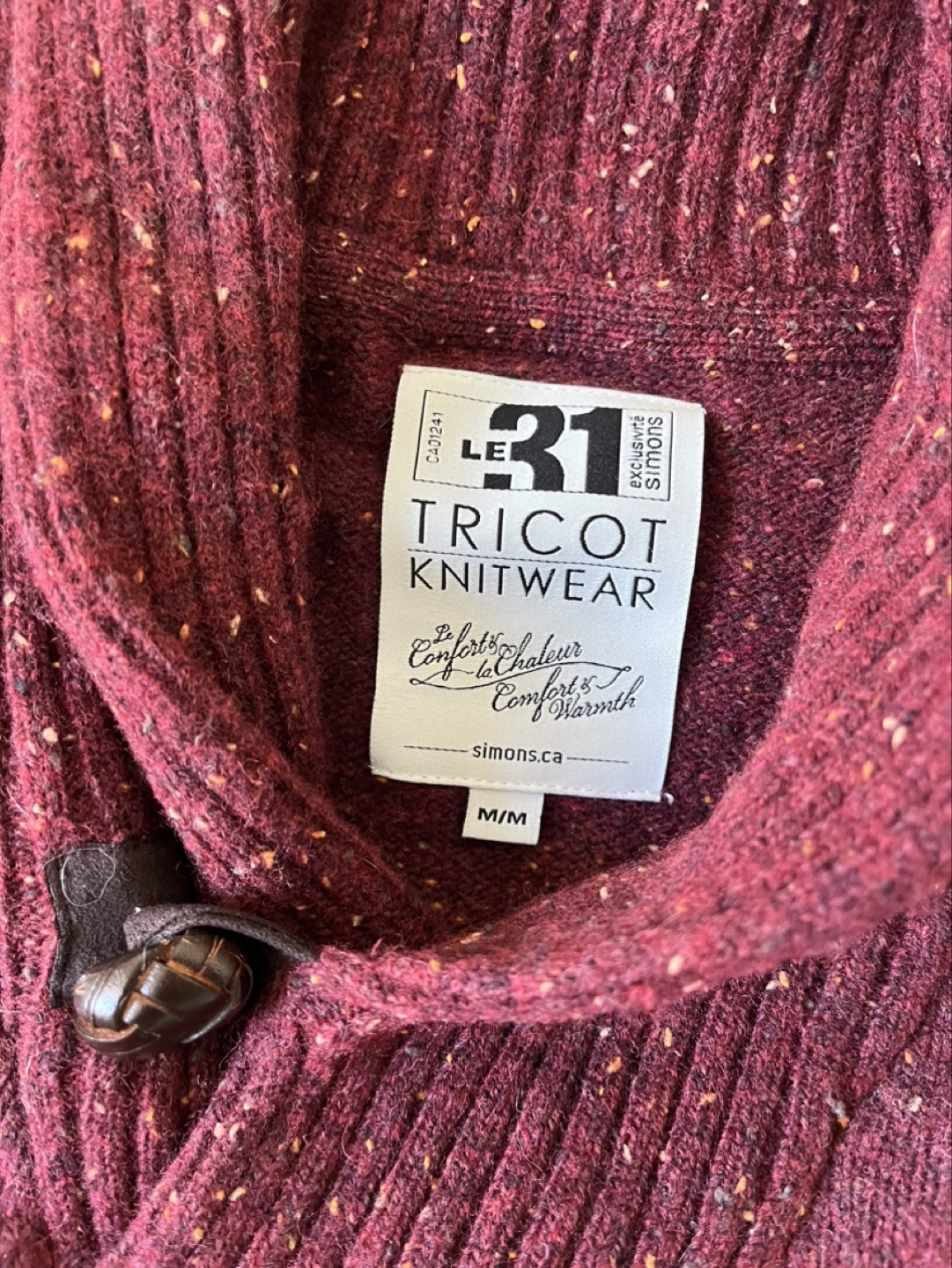Le 31 Tricot Knitwear Lambswool Sweater - Medium - photo 2