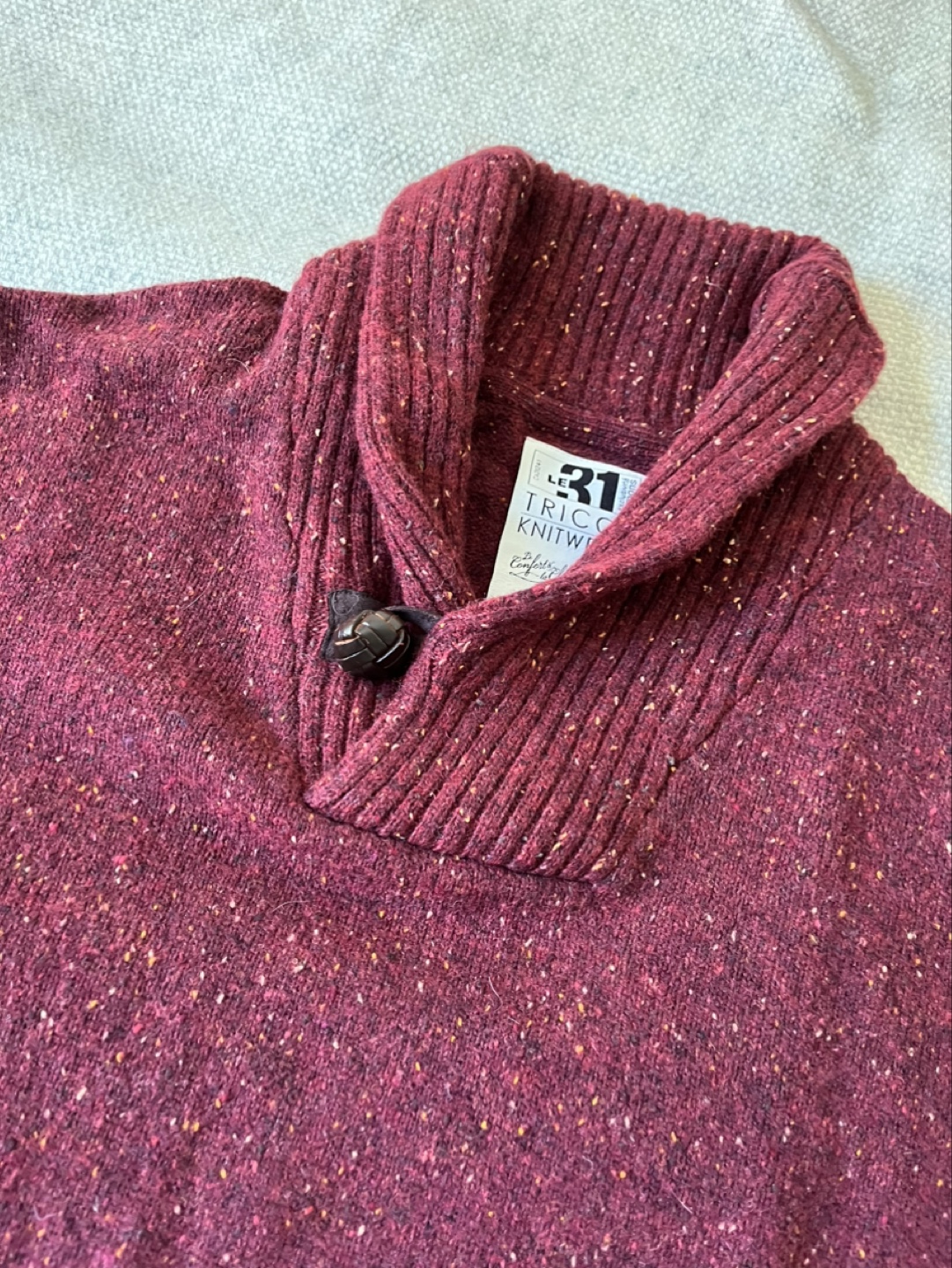 Le 31 Tricot Knitwear Lambswool Sweater - Medium - photo 4