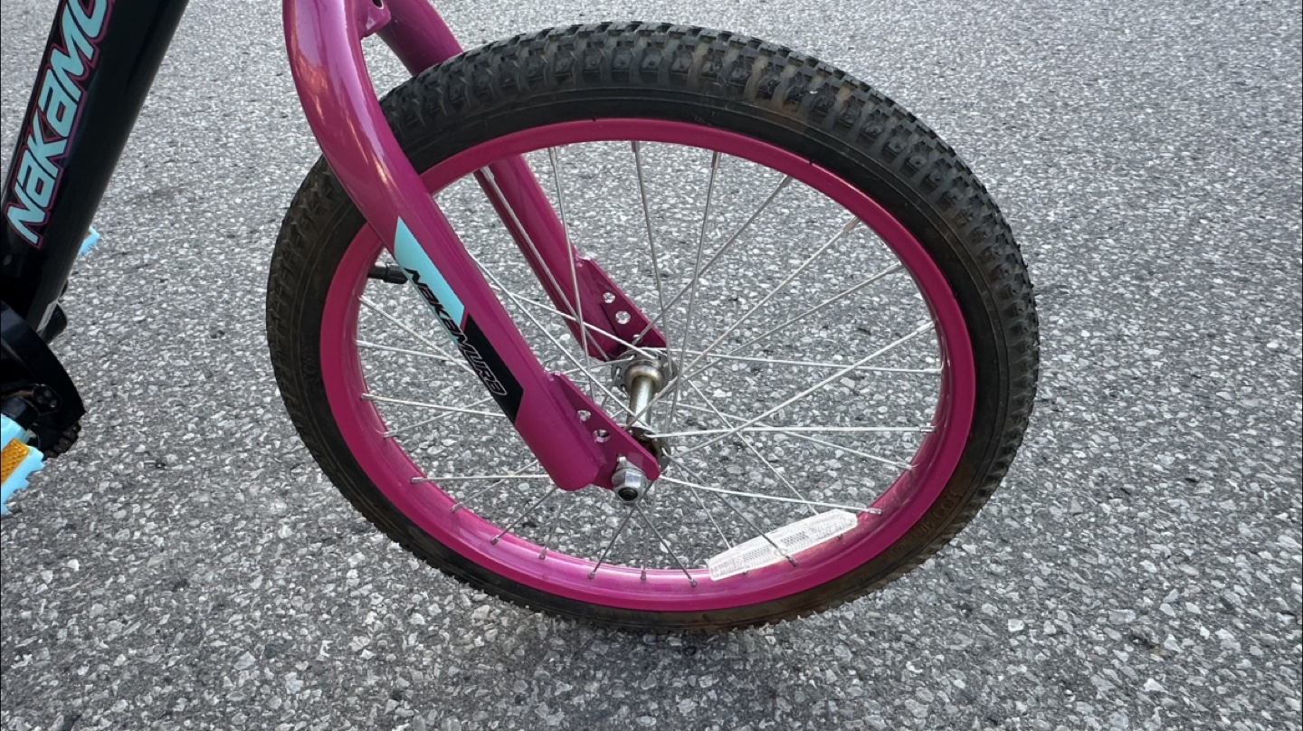 Nakamura 18” Jewel Kids Bike - Pink & Black - photo 4