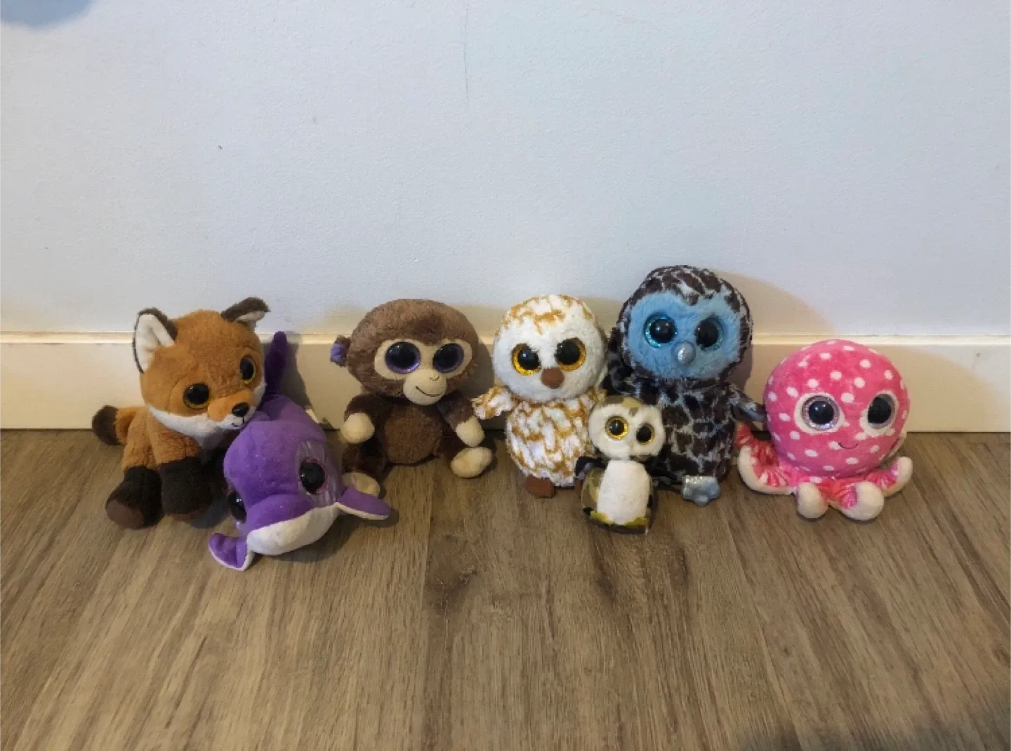 Assorted Plush Toys - Bundle TY, Bennie baby, bears, dogs, etc.
