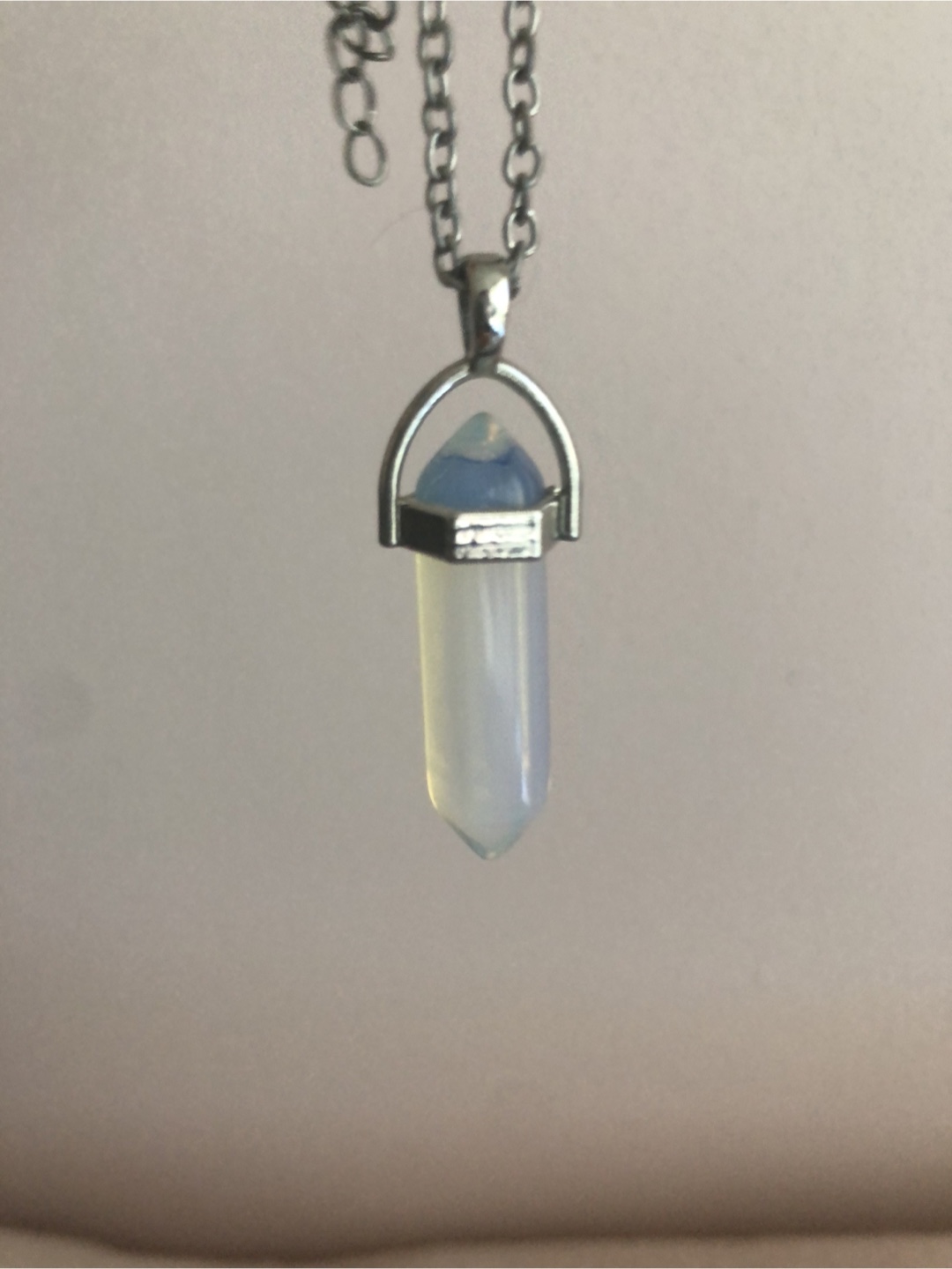 Crystal Point Pendant Necklace