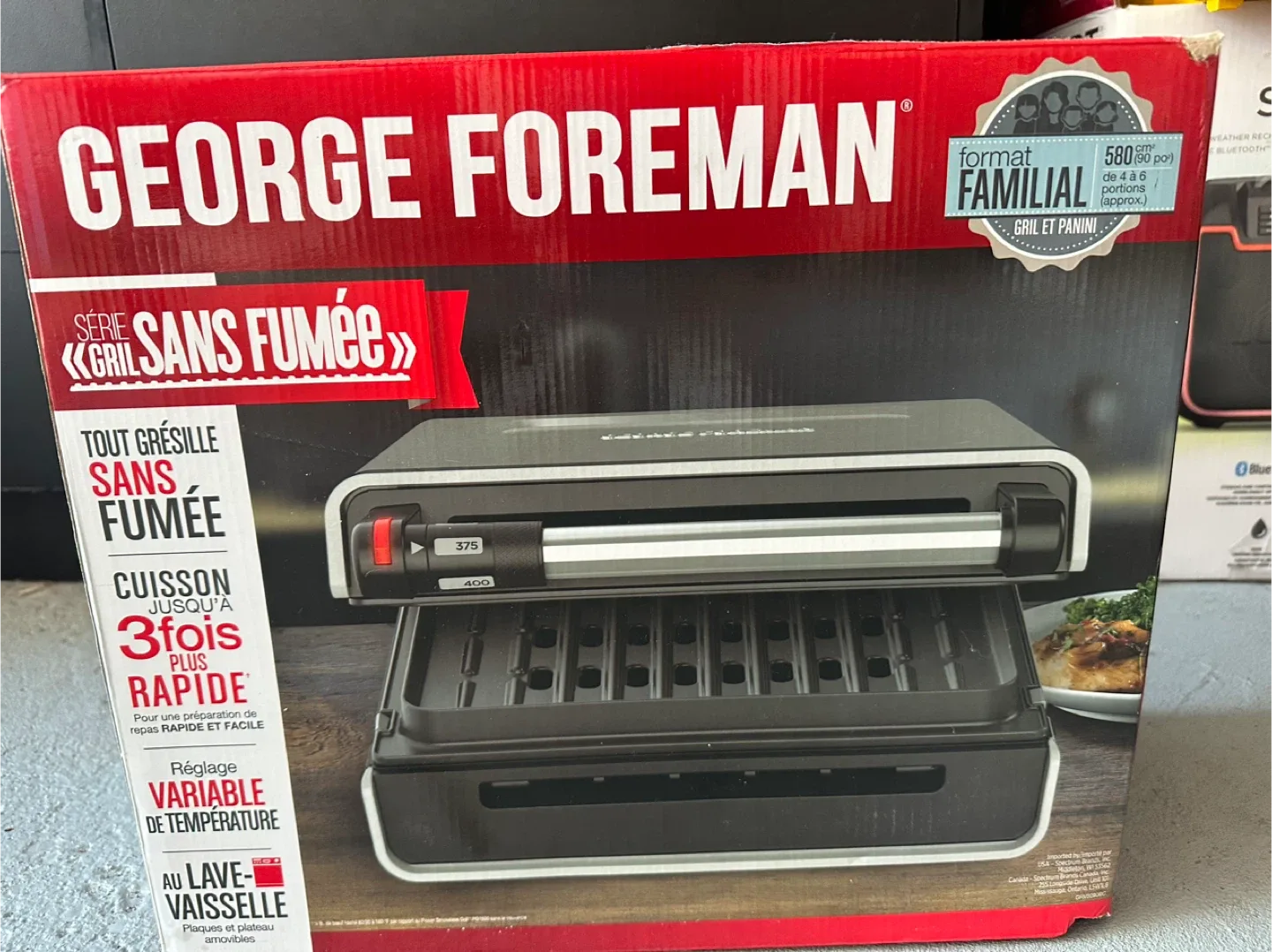 George Foreman Smokeless Grill - Family Size thumbnail