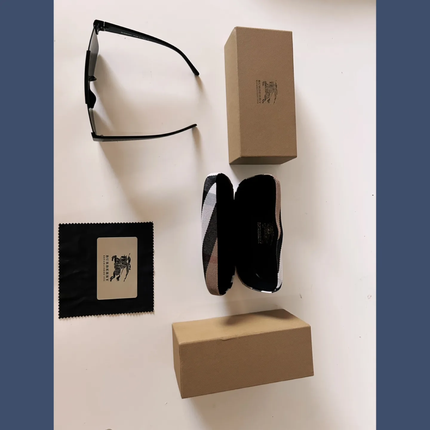 Burberry Black Sunglasses with Case