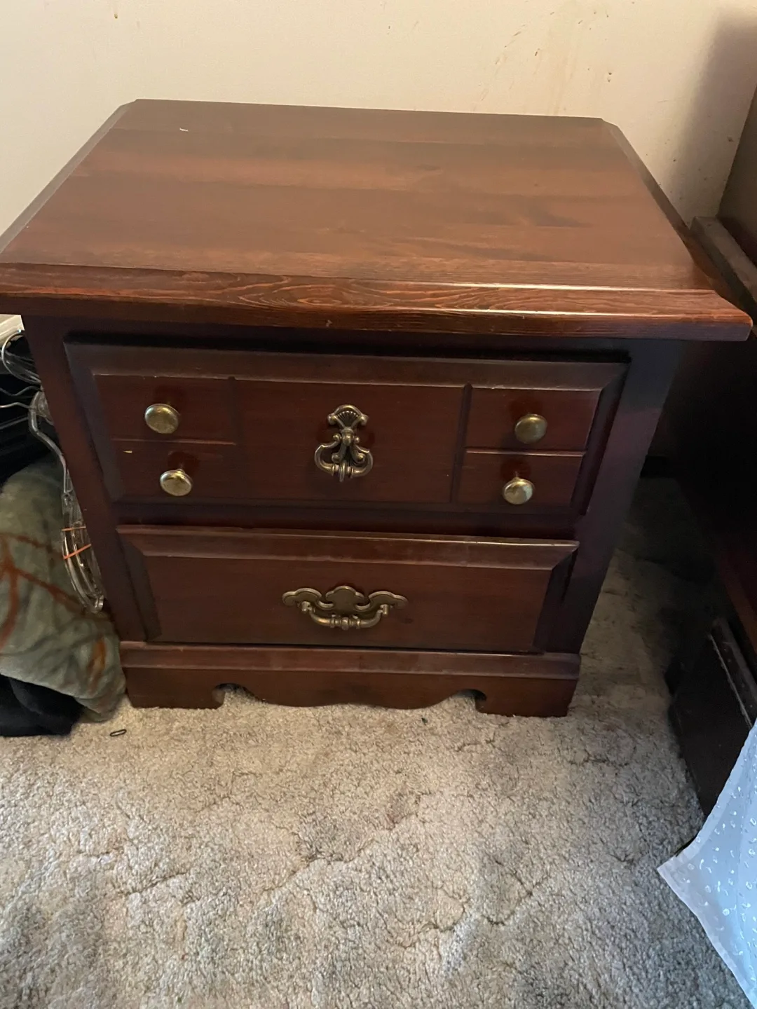 Dark Brown Wood Dresser and Nightstand Set image indicator(4)