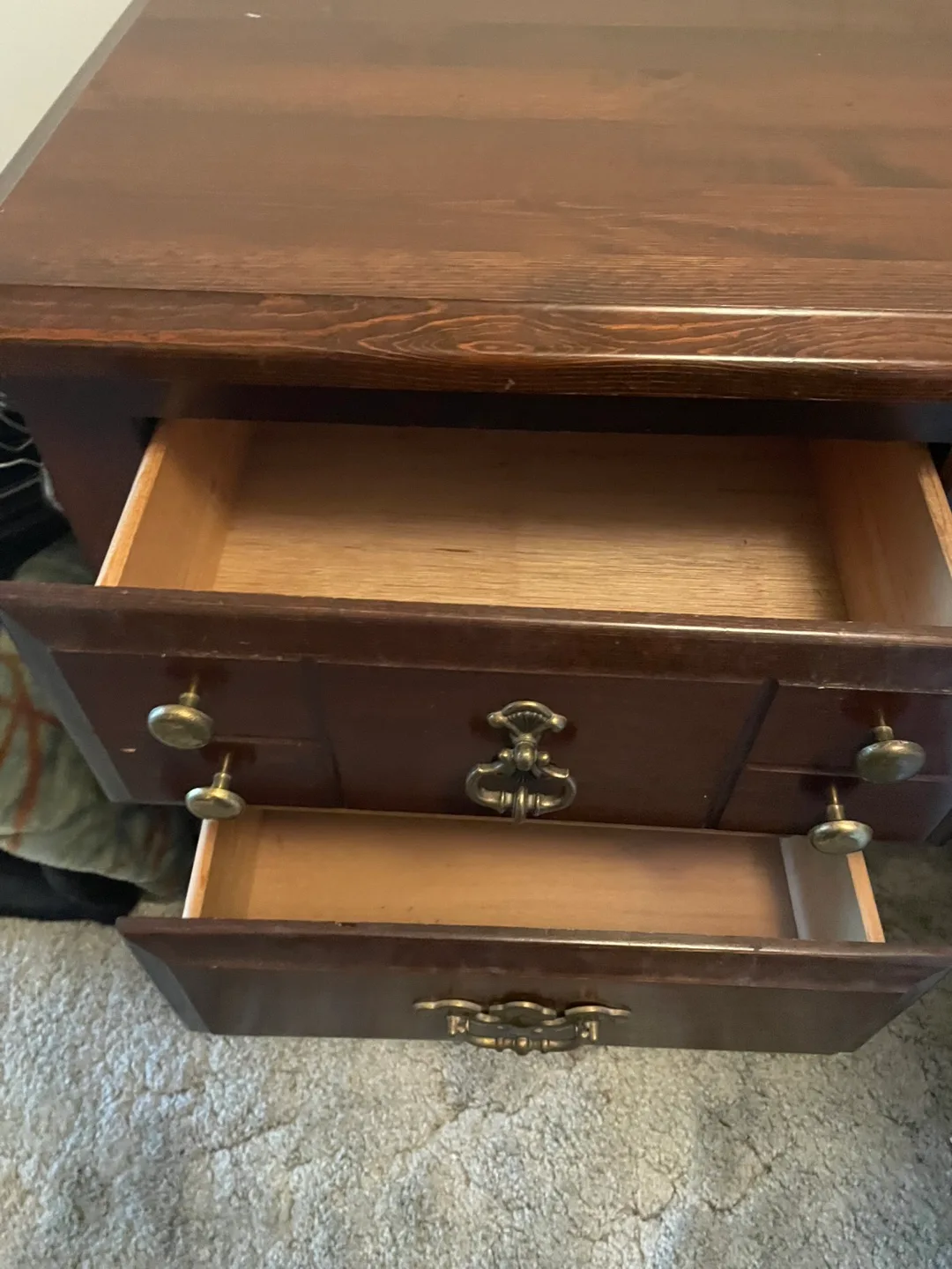 Dark Brown Wood Dresser and Nightstand Set image indicator(5)