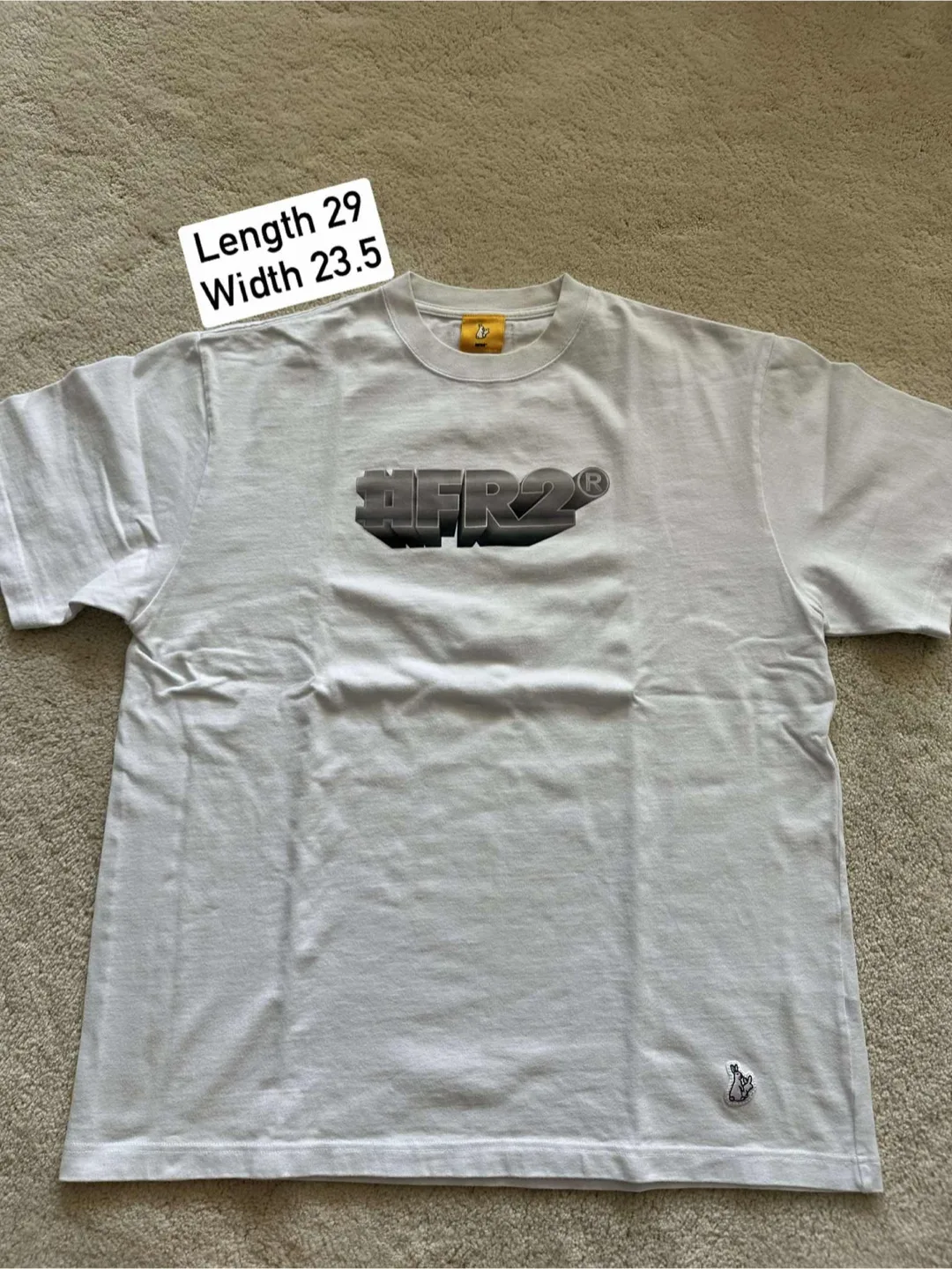 FR2 Fucking Rabbits White T-Shirt (Size: M) thumbnail