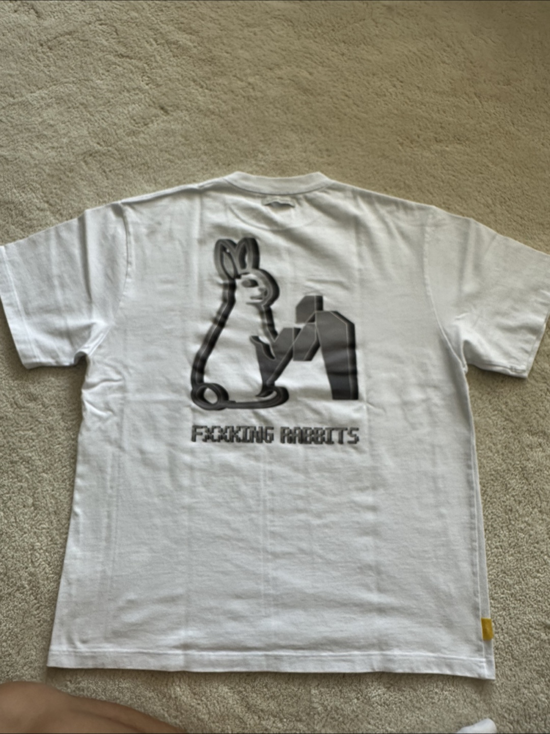 FR2 Fucking Rabbits White T-Shirt (Size: M) - photo 2