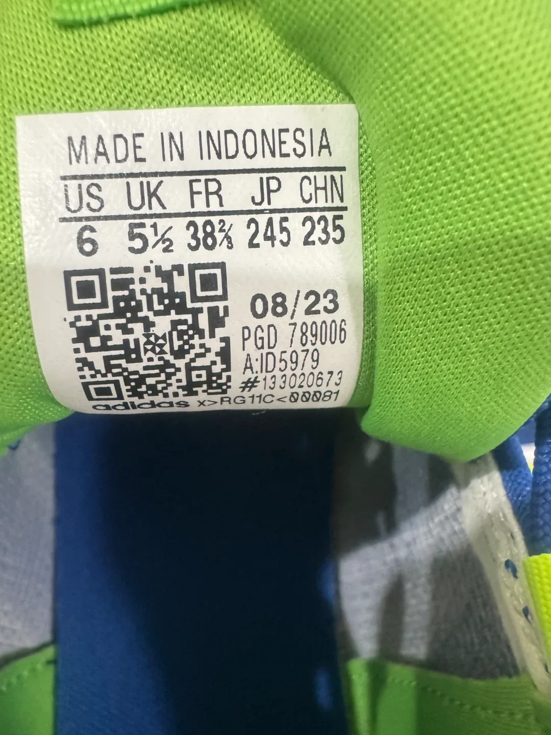 Adidas Racer TR23 K Kids Shoes Size 6 image indicator(5)