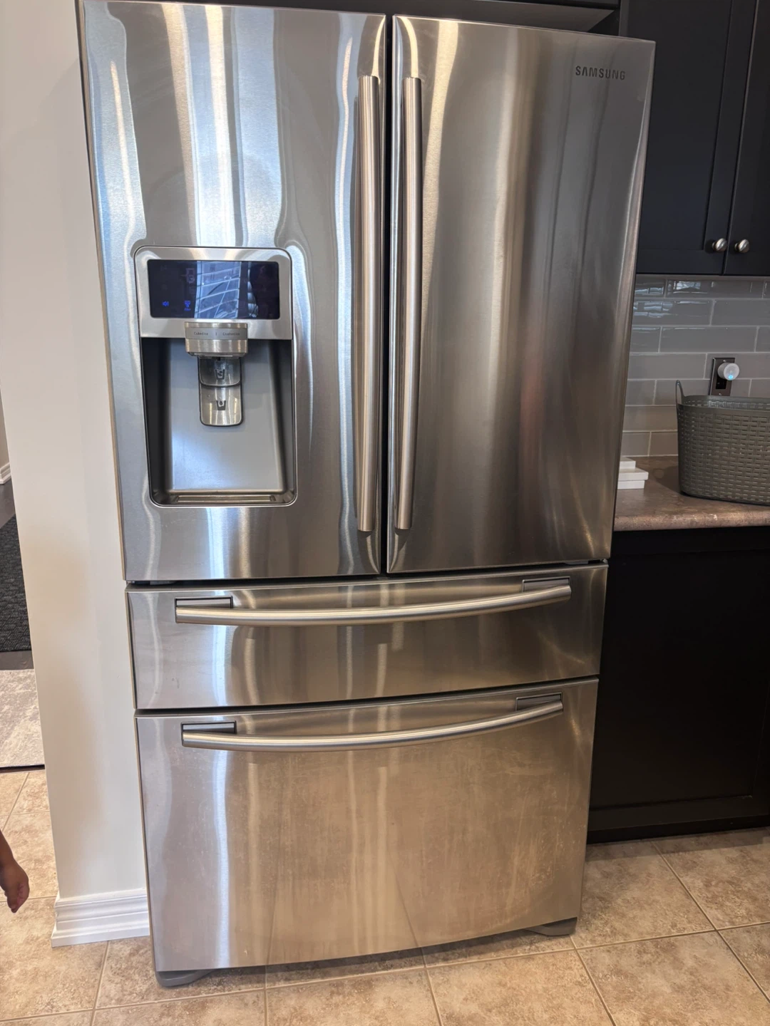 Samsung Stainless Steel French Door Fridge - photo 2