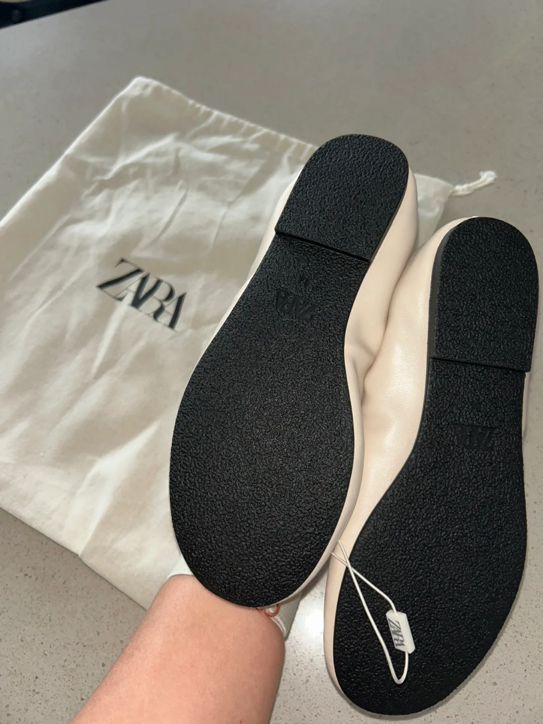 Zara Ballet Flats - Size 2 1/2 (US) image indicator(4)