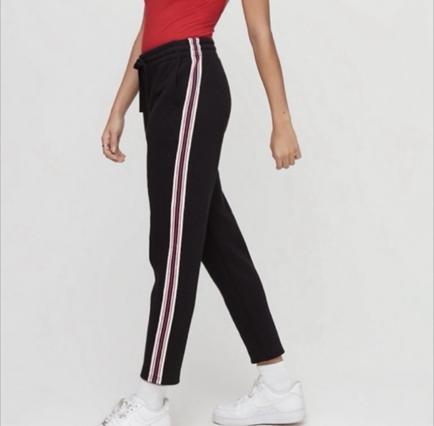 Aritzia TNA navy Blue Track Pants - Size Small