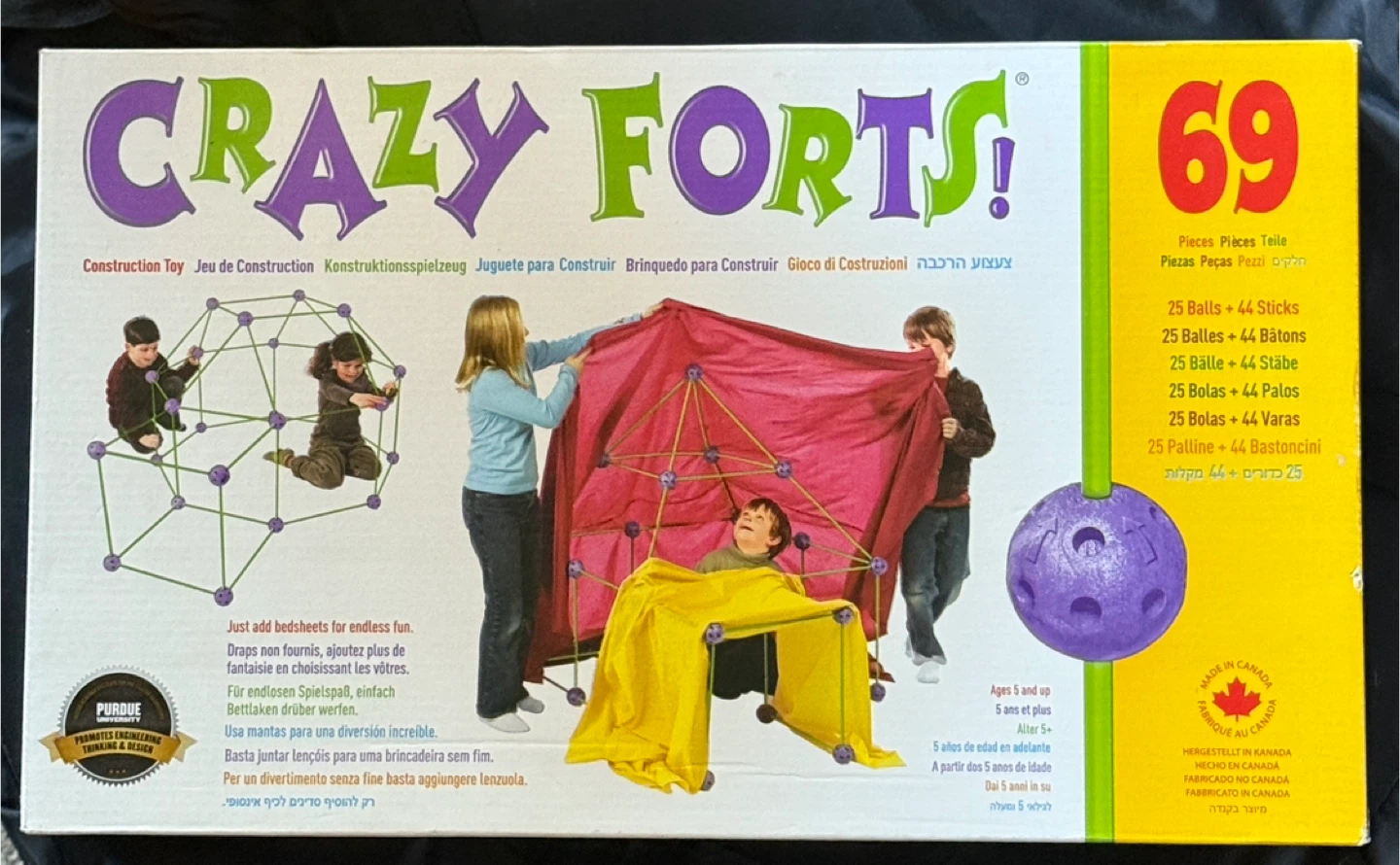 Crazy Forts Construction Toy - 69 Pieces