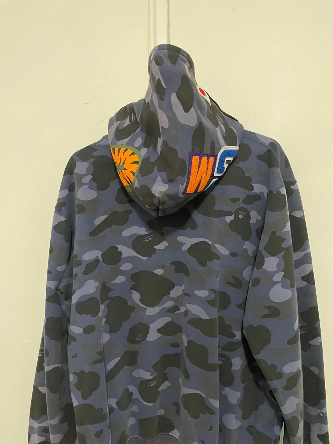 BAPE Blue Camo Full Zip Hoodie image indicator(6)