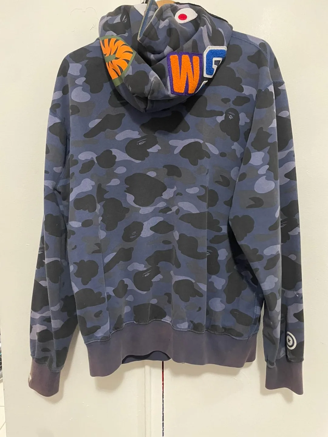 BAPE Blue Camo Full Zip Hoodie image indicator(5)