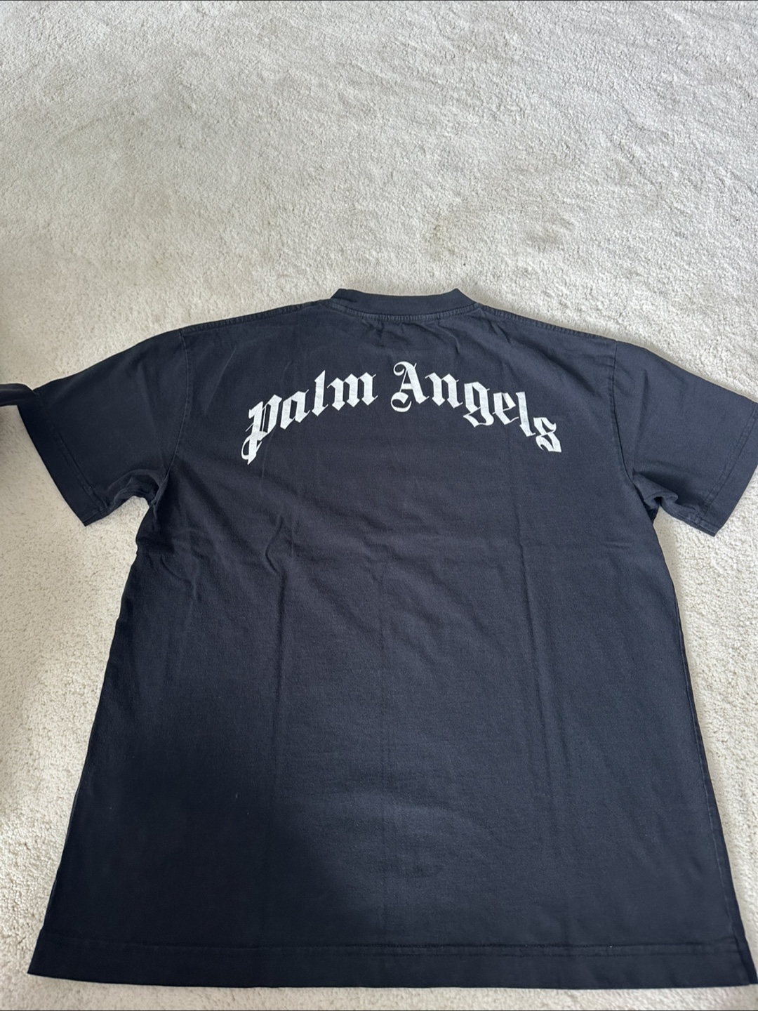 Palm Angels Black Bear T-Shirt - Size M - photo 2