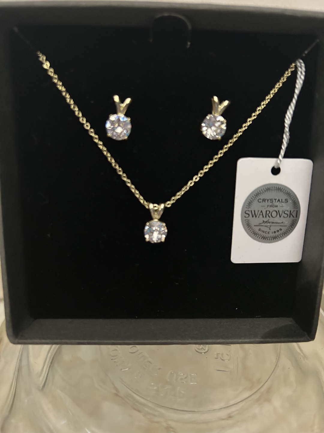 Swarovski Necklace and Earring Set