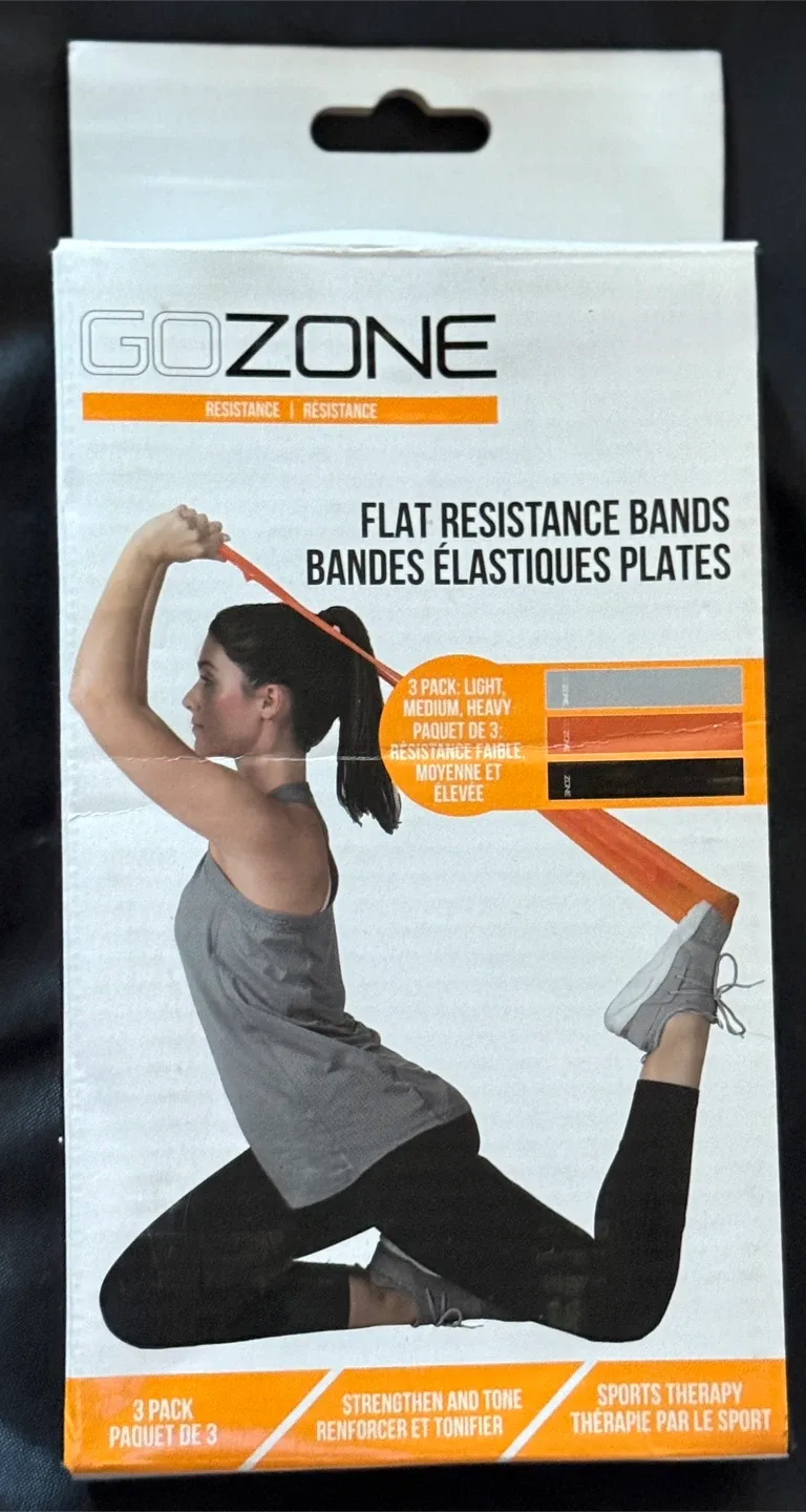 GoZone Flat Resistance Bands - 3 Pack thumbnail