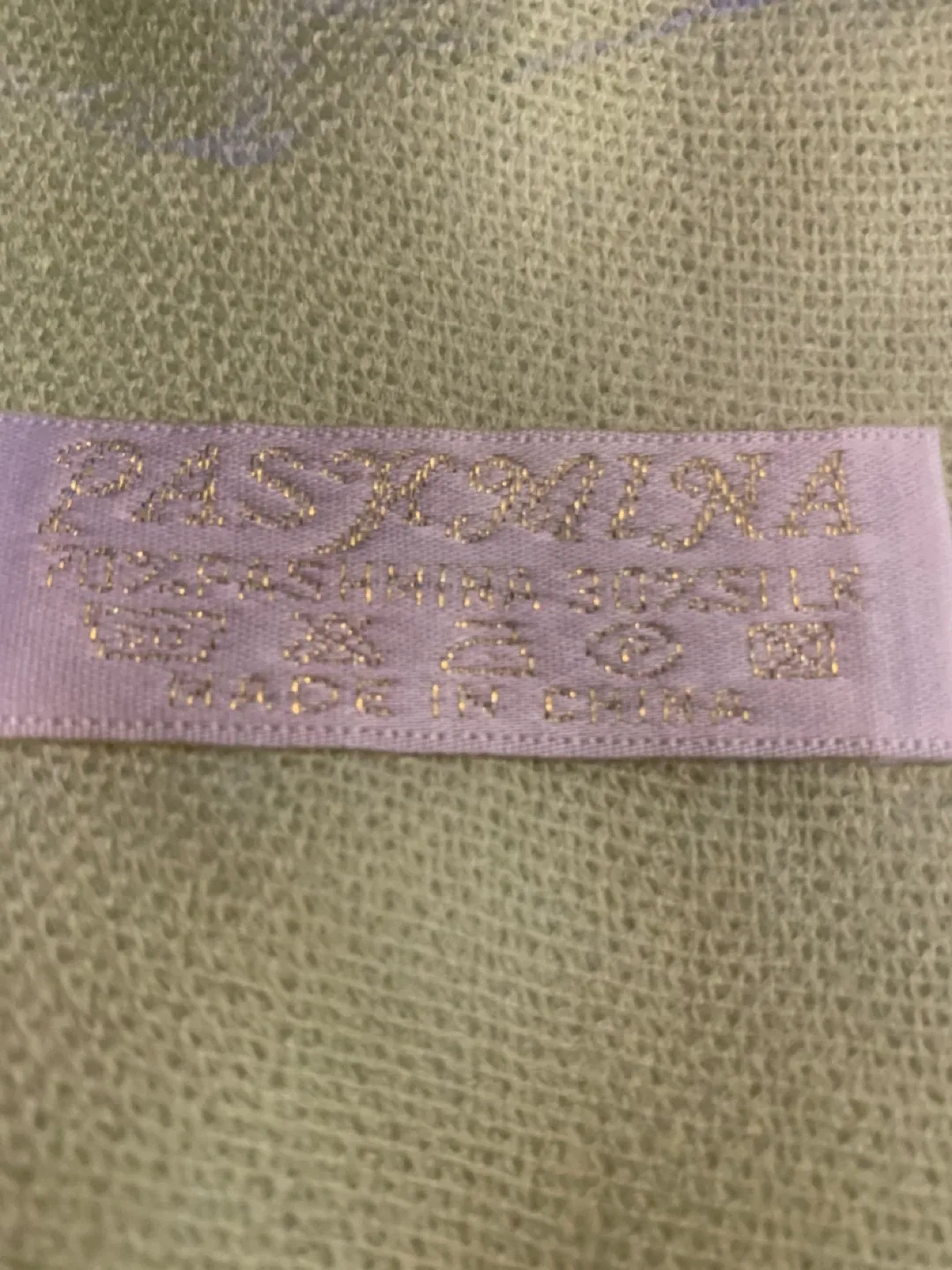 New Pashmina type Scarf - Light Green image indicator(2)