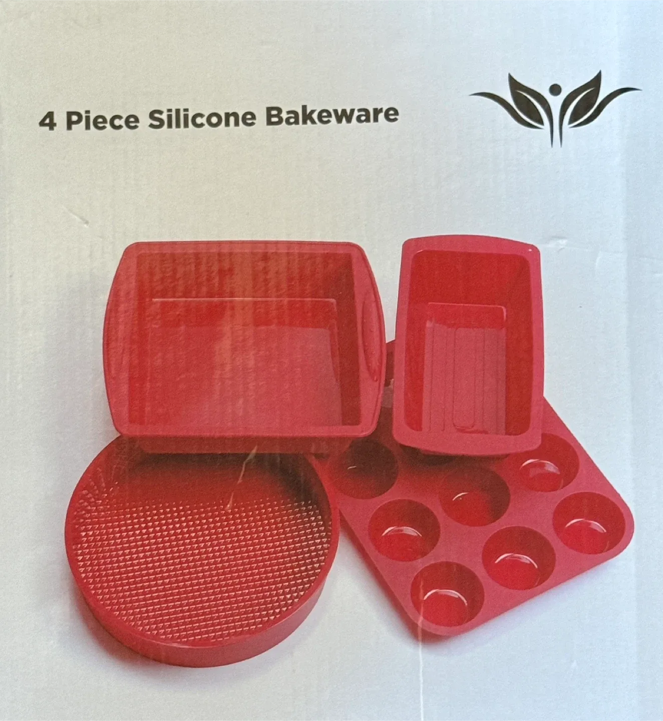 4 Piece Silicone Bakeware Set thumbnail