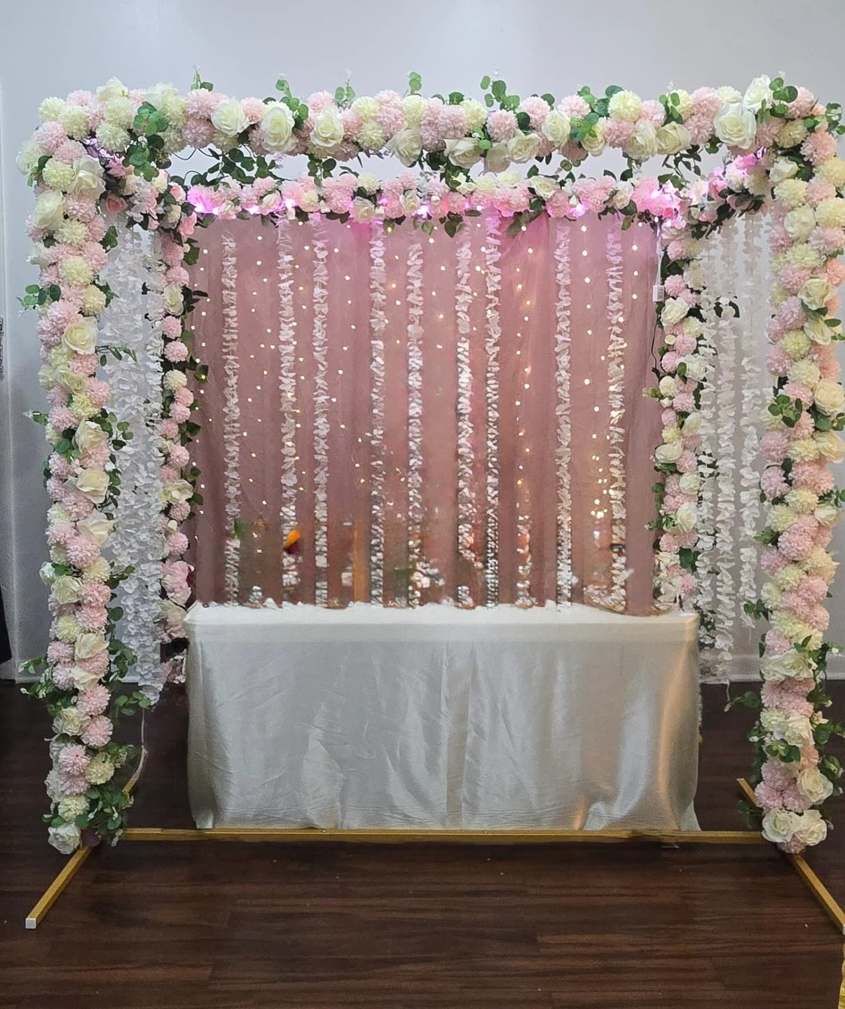 Floral Wedding Arch, bridal shower