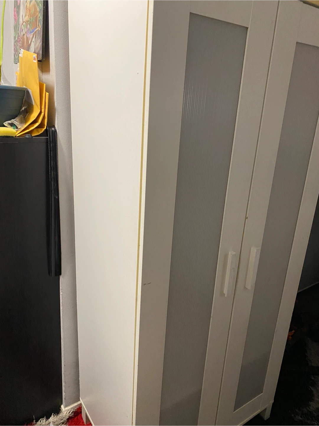 White Wardrobe with Doors - photo 3
