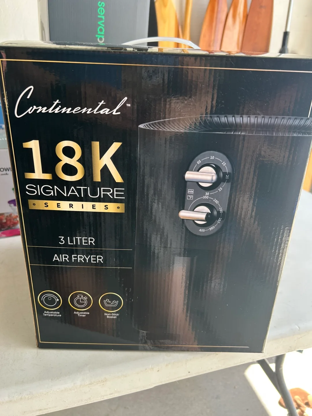 Continental 18K Signature Series 3 Liter Air Fryer - New! thumbnail