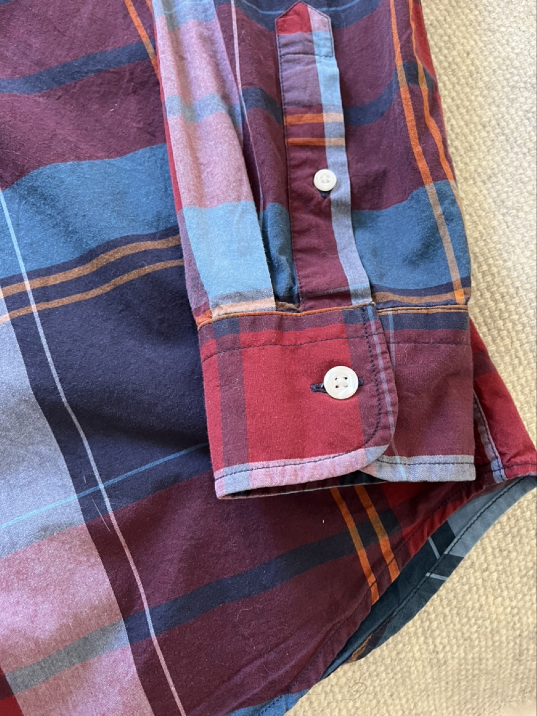 Gap Slim Fit Plaid Shirt - Size M - photo 3