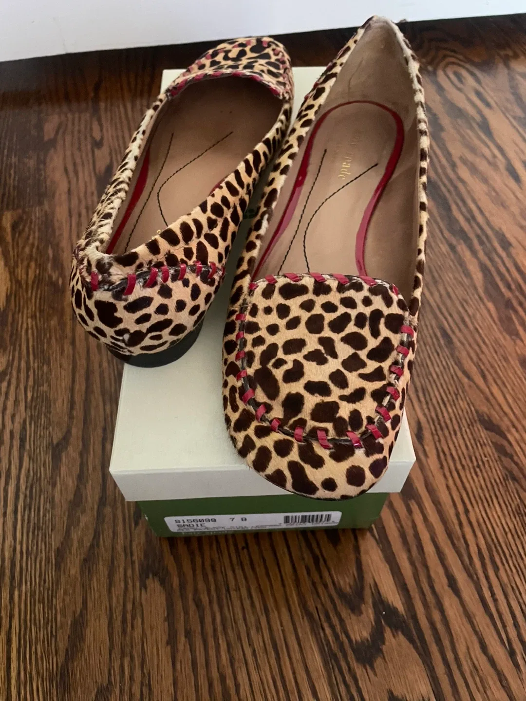 Kate Spade Sadie Leopard Print Flats - Size 7B thumbnail