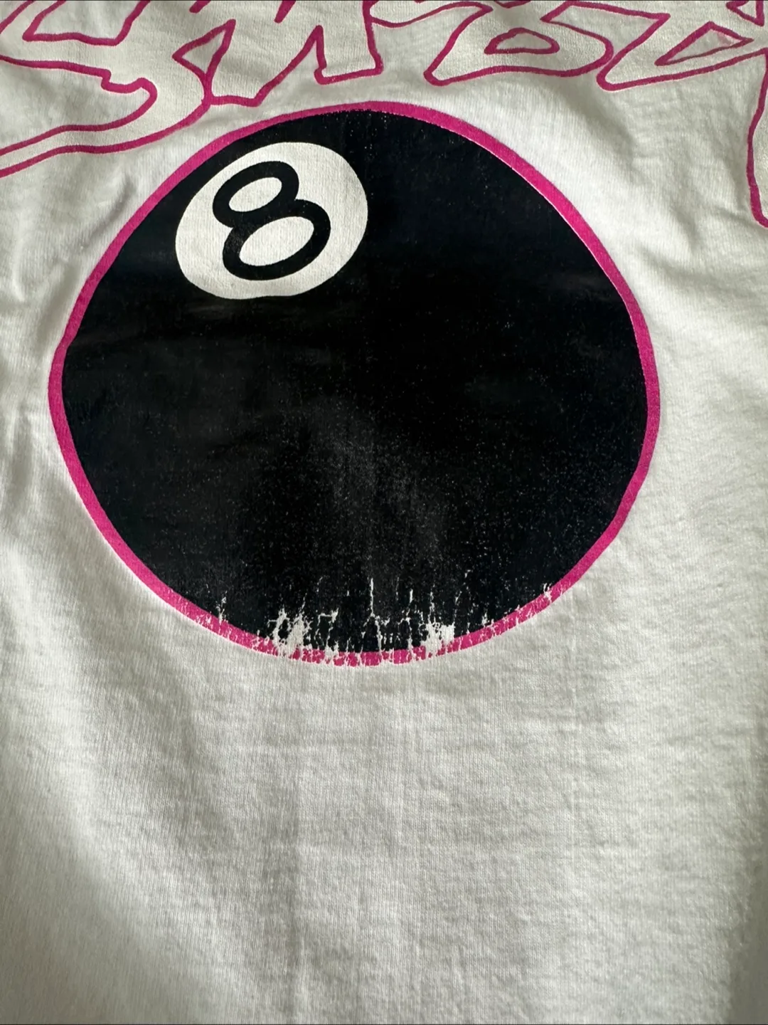 Stussy 8 Ball Tee, White, Size M image indicator(3)