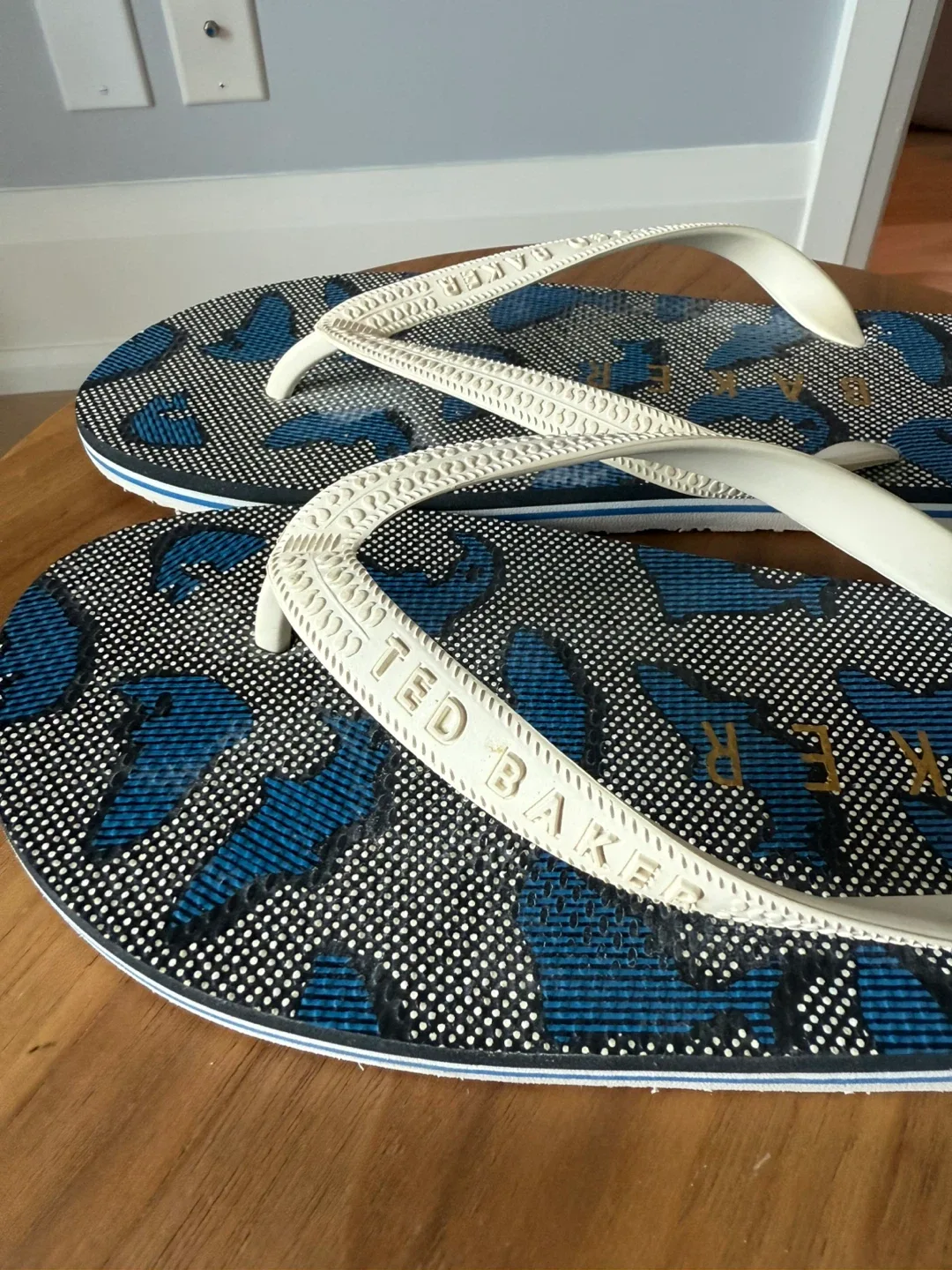 Ted Baker Flip Flops - Size 11-12 thumbnail