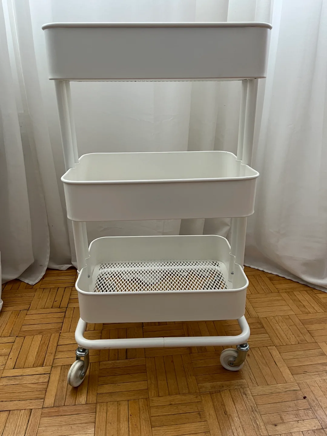 IKEA RÅSKOG White Utility Cart image indicator(5)