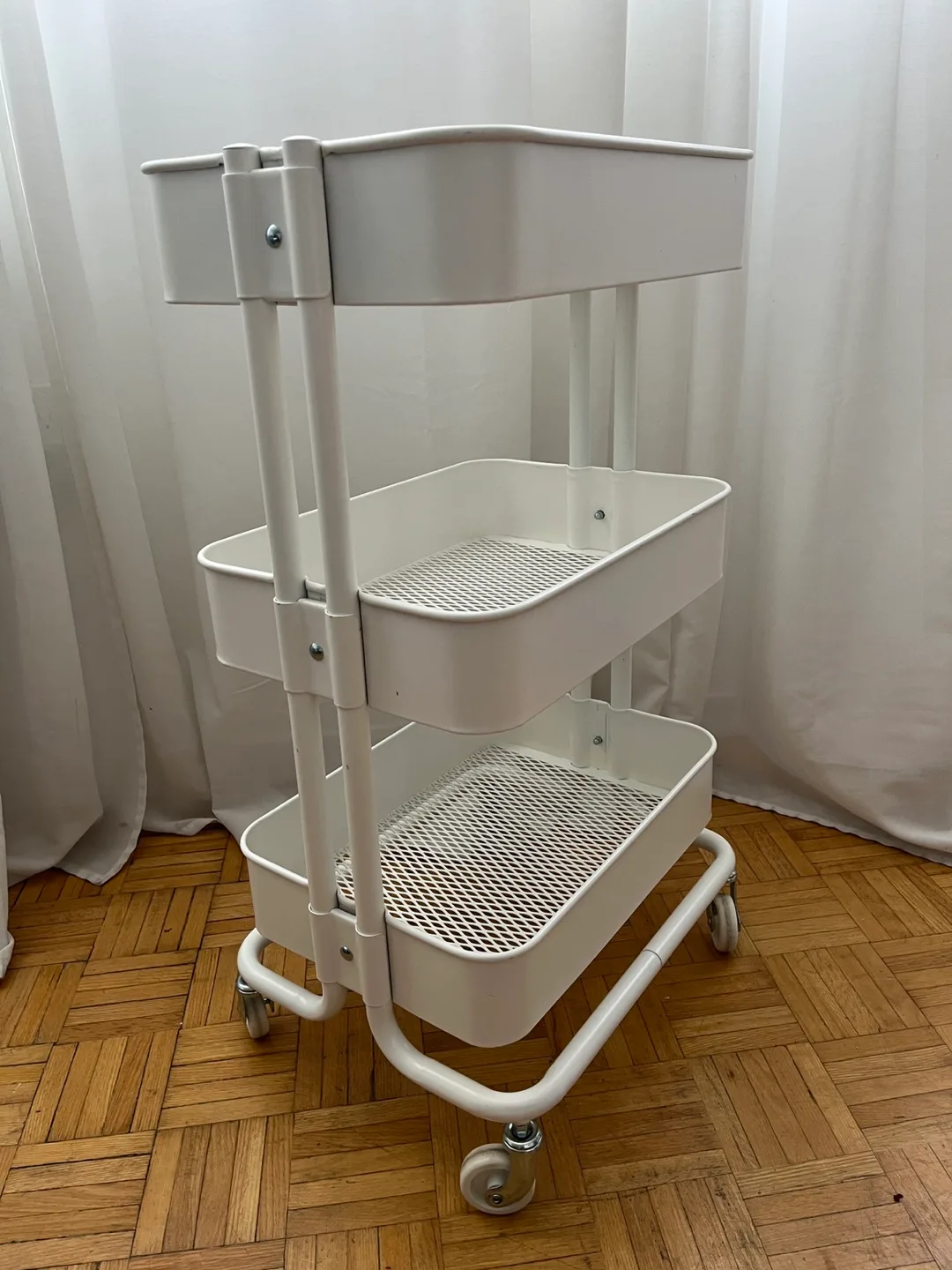 IKEA RÅSKOG White Utility Cart image indicator(2)