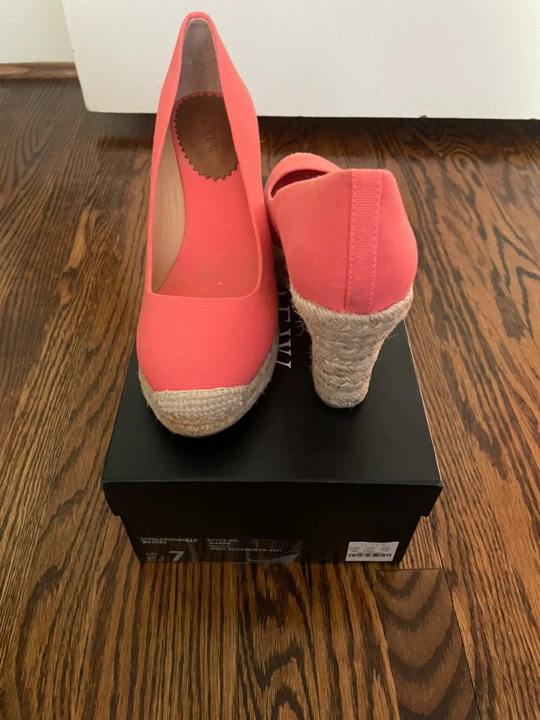 J.Crew Seville Espadrille Wedges - Size 7 thumbnail
