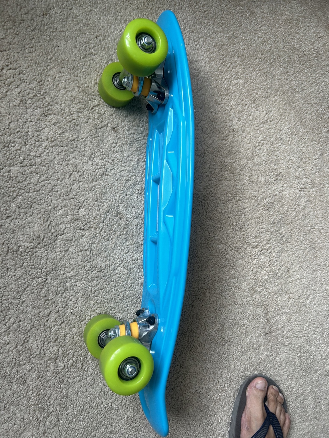 SK8MEMO Blue Skateboard - photo 2