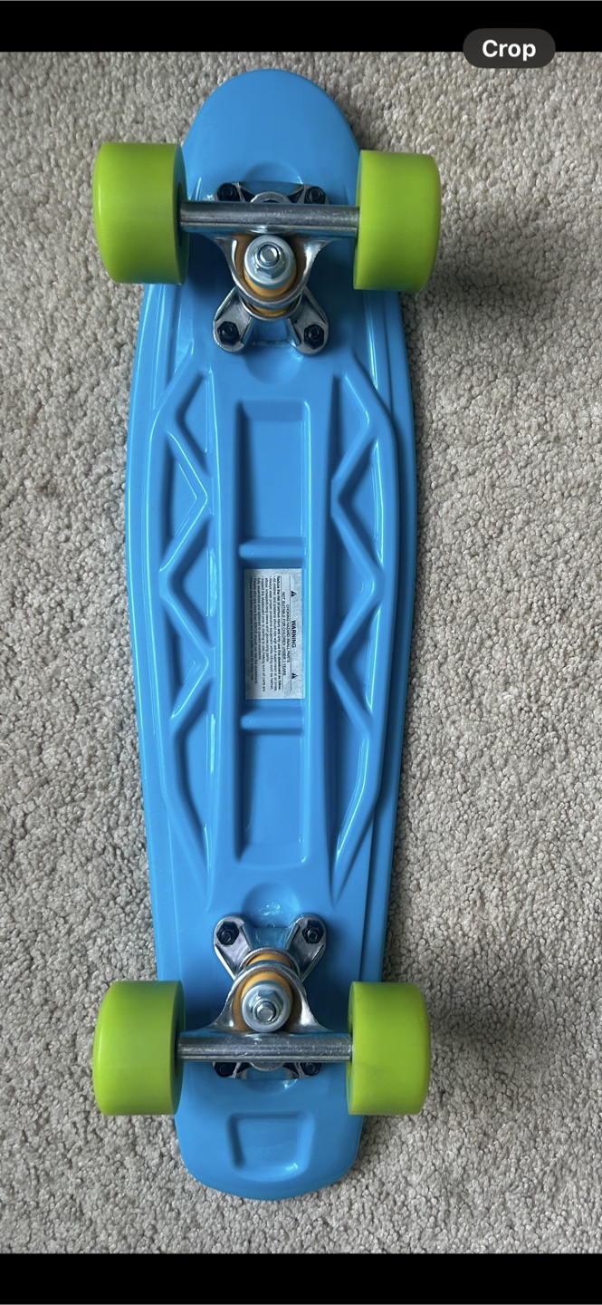SK8MEMO Blue Skateboard - photo 3