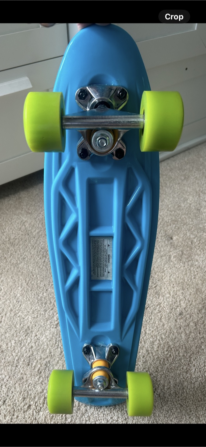 SK8MEMO Blue Skateboard - photo 4