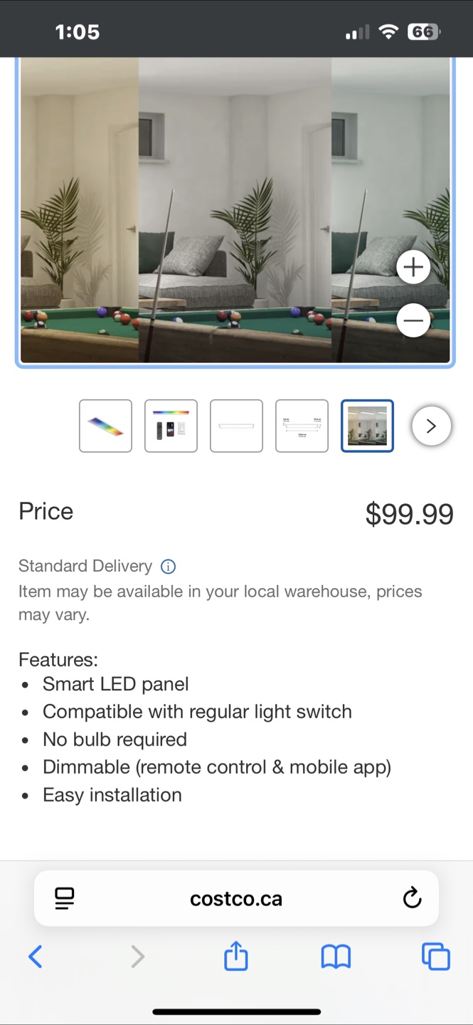 Artika Skyshade 1' x 4' Smart LED Lighting Panel - photo 5